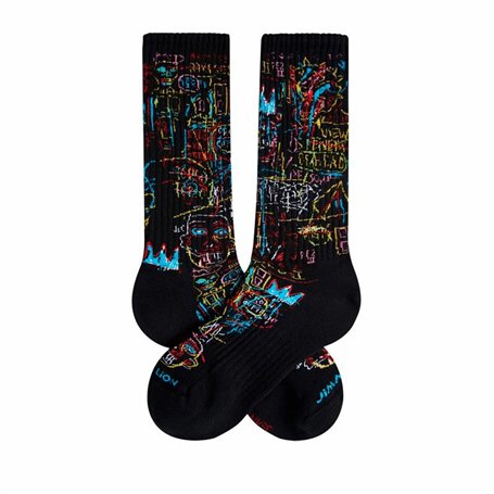 Chaussettes Jimmy Lion Basquiat Kings Of Noir 41-46
