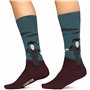 Chaussettes Jimmy Lion Hitchcock Crows Bordeaux 41-46
