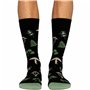 Chaussettes Jimmy Lion Mushrooms Noir 41-46