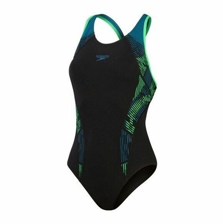 Maillot de bain femme Speedo Placement Laneback Vert