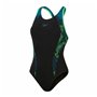 Maillot de bain femme Speedo Placement Laneback Vert