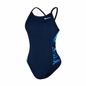 Maillot de bain femme Nike Racerback Bleu