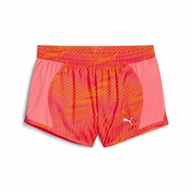 Short de Sport pour Femme Puma Puma Run Favorite Aop Velocity 3" Rouge
