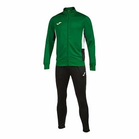 Survêtement pour Adultes Joma Sport Danubio II Noir Vert Enfant Homme 2 Pièces