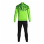 Survêtement pour Adultes Joma Sport Lion II Noir Vert Homme 2 Pièces