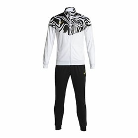 Survêtement pour Adultes Joma Sport Lion II Noir Enfant Homme 2 Pièces