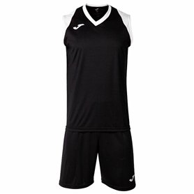 Ensemble de Sport pour Adultes Joma Sport Final II Noir Multicouleur 2 Pièces