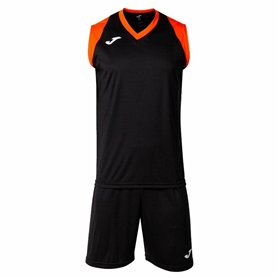 Ensemble de Sport pour Adultes Joma Sport Final II Noir Multicouleur 2 Pièces