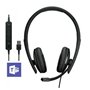 Casques avec Microphone Epos 1000221 Noir