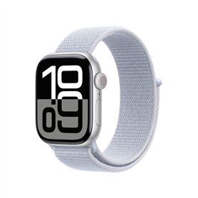 Montre intelligente Apple MWX53QL/A 1,65" Bleu Argenté
