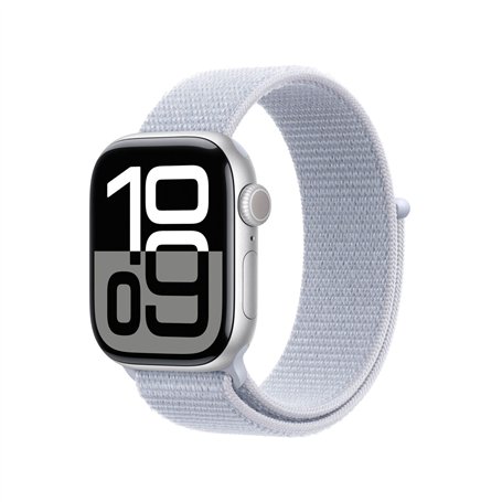 Montre intelligente Apple MWX53QL/A 1,65" Bleu Argenté