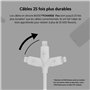 Câble Lightning Belkin CAA008BT3MWH Blanc