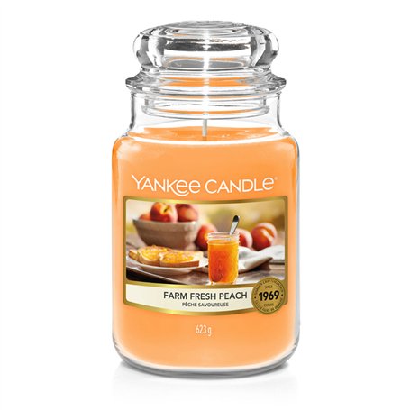 Bougie Parfumée Yankee Candle Farm Fresh Peach 623 g