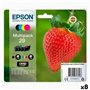 Cartouche d'encre originale Epson XP 235 332 335 432 435 Noir/Cyan/Magenta/Jaune 4 Pièces (8 Unités)