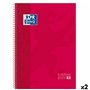 Cahier à Spirale Oxford Classic Europeanbook 1 Rouge A4+ 80 Volets 5 Pièces (2 Unités)
