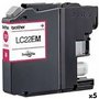 Cartouche d'encre originale Brother MFCJ5920DW Magenta (5 Unités)