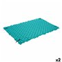 Matelas Gonflable Intex 290 x 213 cm Couverture Turquoise (2 Unités)