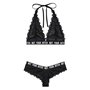 Ensemble de Lingerie Fantasy Lingerie Noir (L/XL)