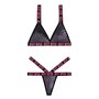 Ensemble de Lingerie Fantasy Lingerie Noir (L/XL)