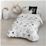 Housse de Couette Looney Tunes Looney B&W Blanc black 140 x 200 cm