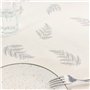Nappe enduite antitache Belum Springfield 2 Blanc 100 x 150 cm