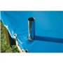 Bâche d'hiver et de sécurité pour piscine bois UBBINK Octogonale 430 - Bleue - Epaisseur 550gr