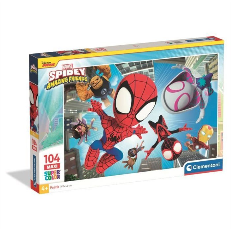CLEMENTONI - 104 pieces Maxi - Spidey