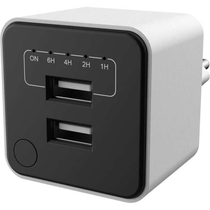 Double chargeur USB - GAO - Minuterie réglable, arrêt automatique