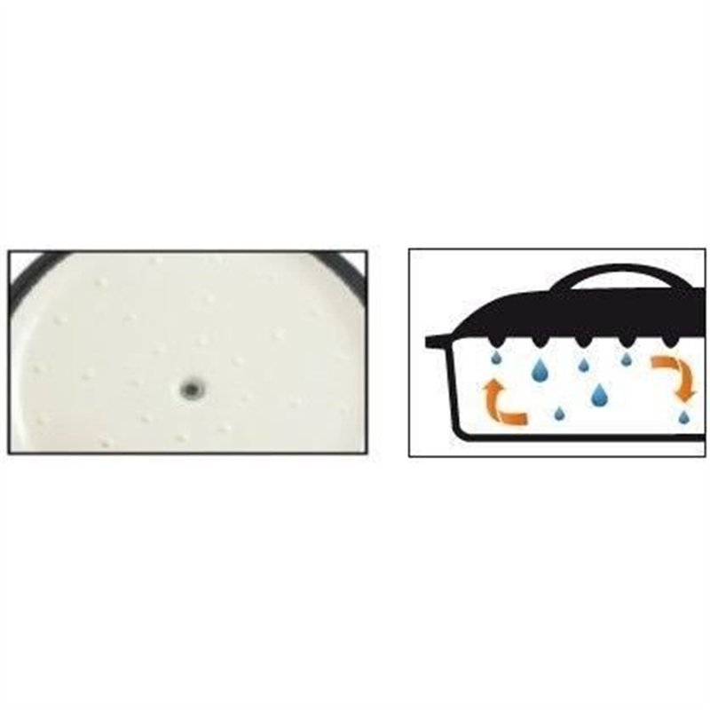 Image secondaire de Marmite fonte massive - GSW - GREY SHADOW - 24 cm - Ronde - Induction - Gris