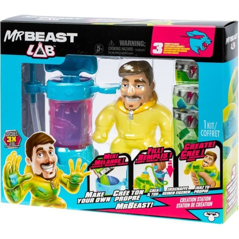 Image secondaire de Kit de création - MRBEAST LAB - Heroes of Goo Jit Zu - Pompe incluse - Figurine personnalisable - Accessoires fournis