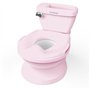 INGENUITY Mini Toilette fille avec Réducteur de Toilette enfant inclus, Chasse d'eau musicale