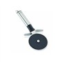 Leifheit Coupe pizza nylon ProLine 03128, roulette pizza en acier inoxydable, roue en nylon pour coupe sans rayure