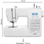 Machine a Coudre Numérique - MEDION - SD 36 - 38W - 270 Points - 700 tr/min - LED - Blanc