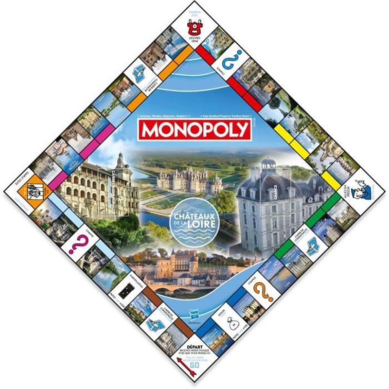 Image secondaire de MONOPOLY Chateaux de la Loire - Jeu de société - WINNING MOVES