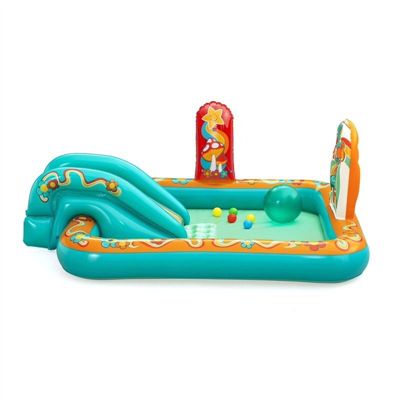 Image secondaire de Bestway Piscine Gonflable Parc de Jeux Hippie 193x152x74 cm +2 Ans Jardin 53164