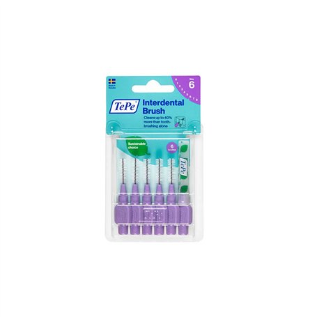 brosses interdentaires Tepe   Pourpre 1,1 mm 6 Unités