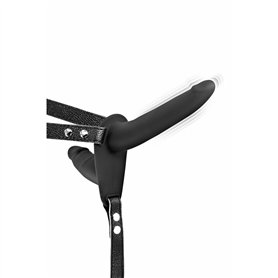 Gode ceinture Fetish Tentation Noir 15,5 cm