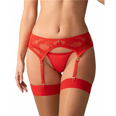 Jarretelle Obsessive Rouge S/M