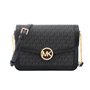 Sac à Bandoulière Michael Kors Leida Noir 23 x 16 x 7 cm