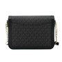 Sac à Bandoulière Michael Kors Leida Noir 23 x 16 x 7 cm