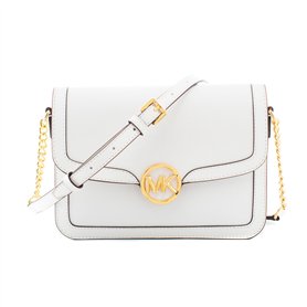 Sac à Bandoulière Michael Kors Leida Blanc 23 x 16 x 7 cm