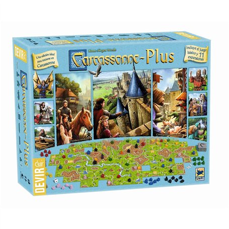 Jeu de société Devir CARCASSO + BASICO & 11 EXPAN