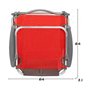 Chaise de Plage Colorbaby 51 x 45 x 76 cm Rouge