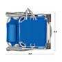 Chaise de Plage Colorbaby 48 x 60 x 90 cm Bleu