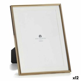 Cadre photo MS61001-MAT GOLD Doré Verre Acier (12 Unités)