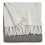 Housse de canapé ITEM NO.28 PLAIDS Marron Gris Naturel 180 x 240 cm Points (9 Unités)