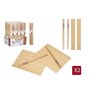 Set de sushi Kinvara BM-001 Bois Bambou 24 x 18 cm 24 x 0,5 x 0,5 cm (24 Unités)