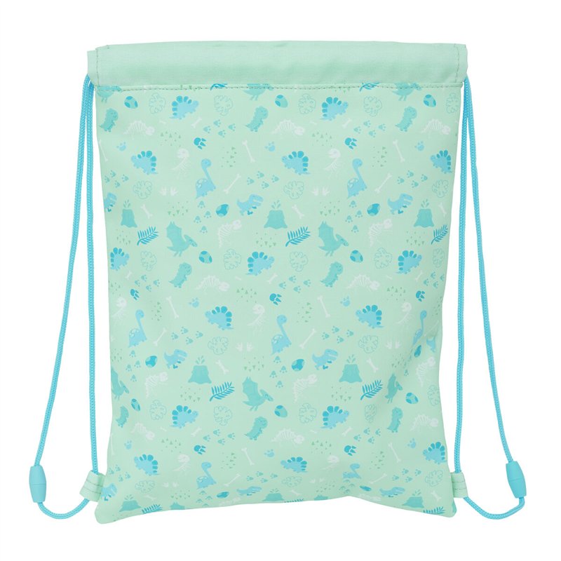 Image secondaire de Sac à dos serré par des ficelles Safta Dino Vert 26 x 34 x 1 cm