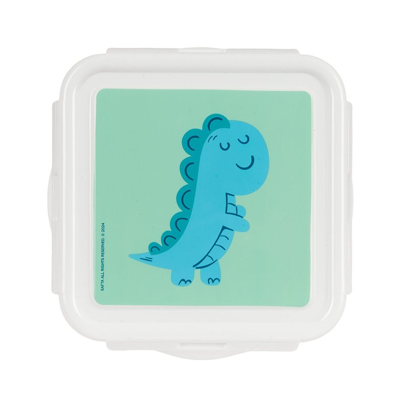 Image secondaire de Boîte à lunch Safta Dino Vert 13 x 7.5 x 13 cm