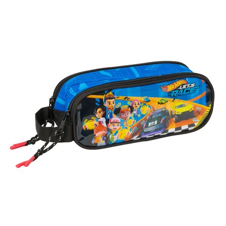 Fourre-tout Hot Wheels Let's race Bleu Noir 21 x 8 x 6 cm